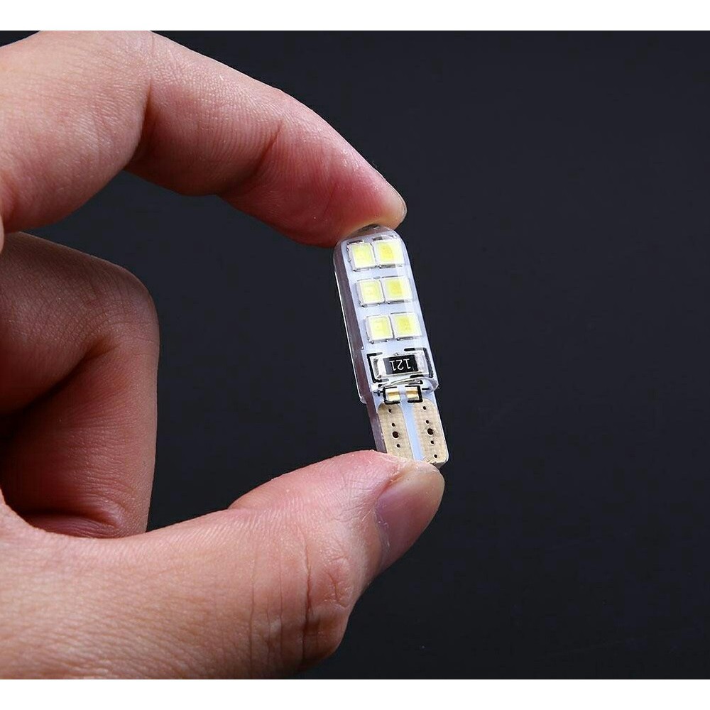 Bóng Đèn Led Demi, Xi Nhan Chân T10 Loại 12 Chip SMD Siêu Sáng