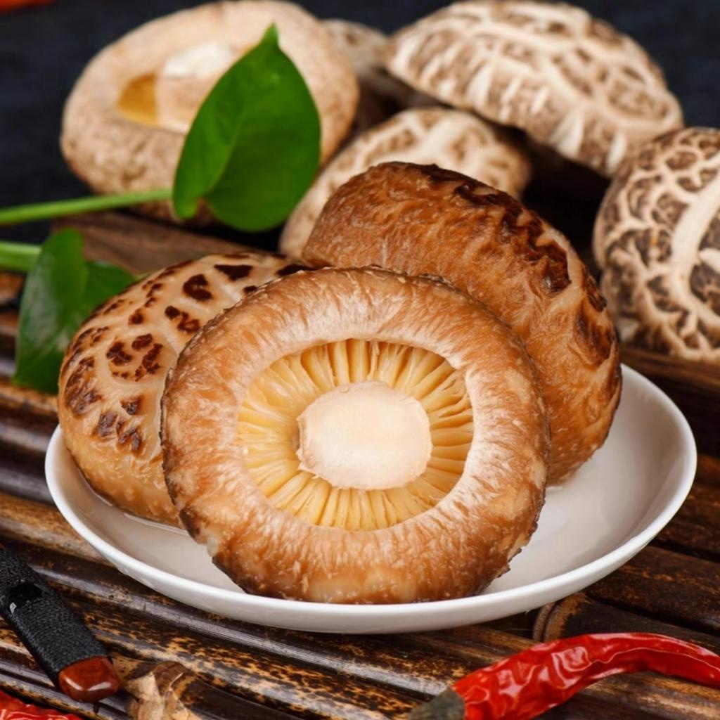 Nấm đông cô giống Nhật khô, nấm to ngọt thịt dày cơm đã cắt chân loại I 50-250gram