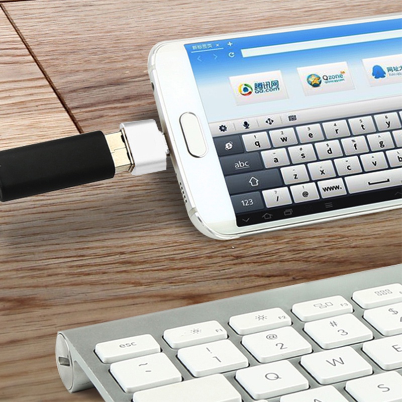 Đầu Chuyển Đổi OTG Micro USB Đực Sang USB 2.0 Cái Cho Điện Thoại Android
