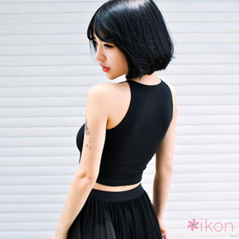 Áo thun sát nách trơn màu thời trang nữ tính