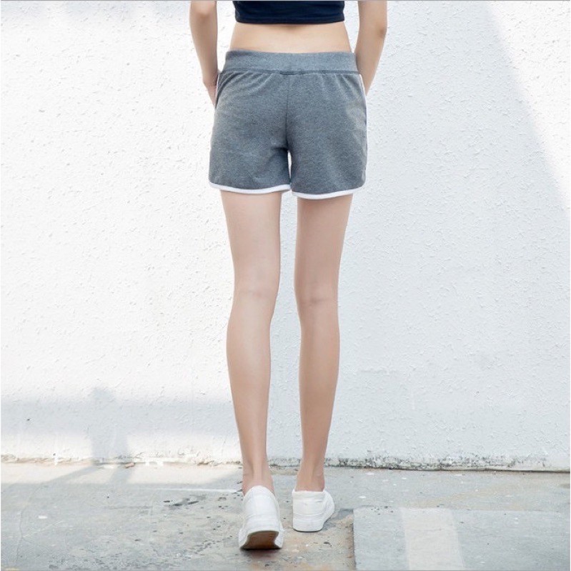 Quần short nữ ống rộng lưng thun-Quần short nữ nhiều màu tập gym | BigBuy360 - bigbuy360.vn