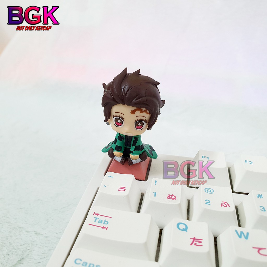 Keycap lẻ hình Nhân Vật Demon Slayer v2  siêu dễ thương (Kimetsu no Yaiba,Tanjirou,Zenitsu,Inosuke,Nezuko,Rengoku Kyōju