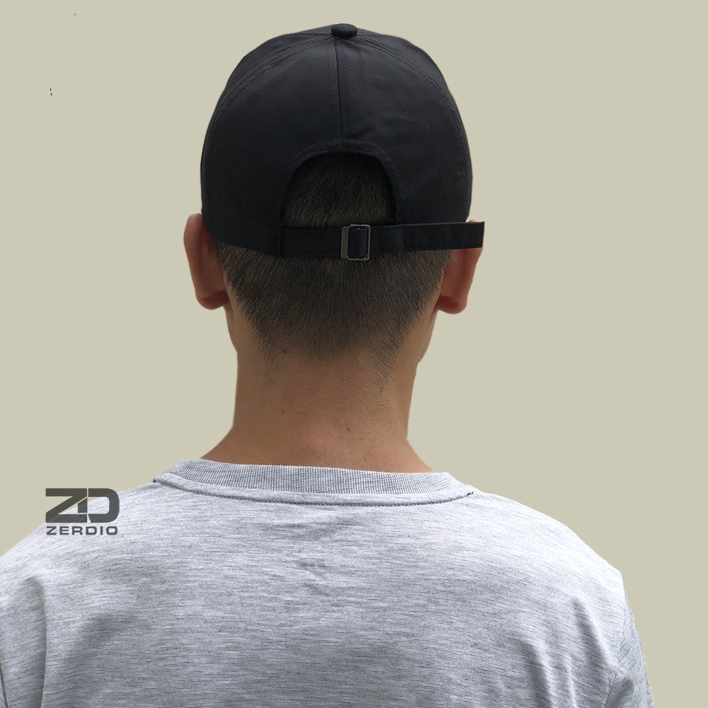 Mũ lưỡi trai Sport màu đen giá rẻ form cứng cho Nam và nữ