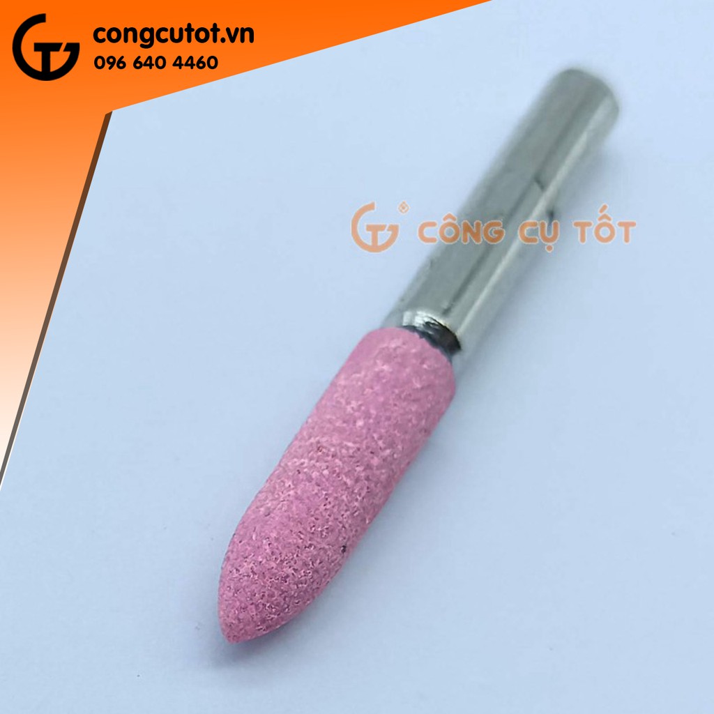 Mũi đá mài hình trụ đầu nhọn A15 Φ6mm dài 22mm cốt 6 ly