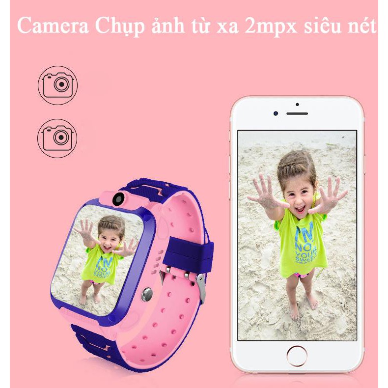 Đồng Hồ Thông Minh Định Vị Trẻ Em A28 Chống Nước Có Tiếng Việt