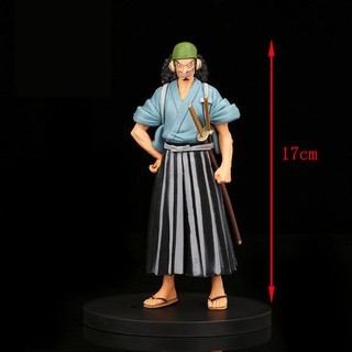 Mô hình One Piece Luffy, Zoro, Sanji, Usopp ở Wano quốc, cao 17cm