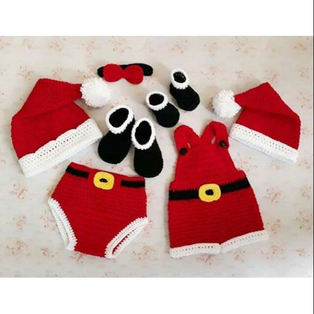 Set Nón+quần+giày Noel cho bé