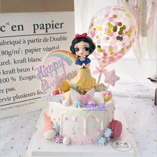 Búp bê trang trí bánh (Elsa, Nàng tiên cá, Bạch Tuyết, Alice) (N1607)
