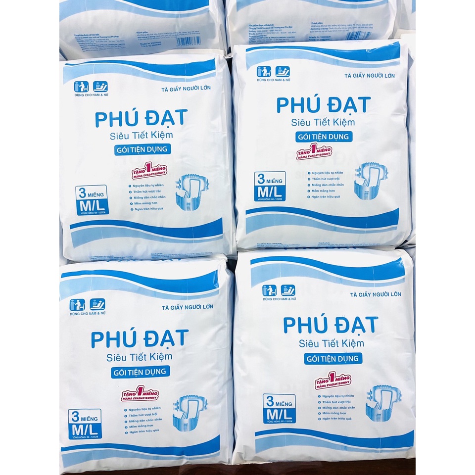 Sét 3 Miếng Bỉm Dán Cho Mẹ- Người Già Hãng Kazan / Phú Đạt