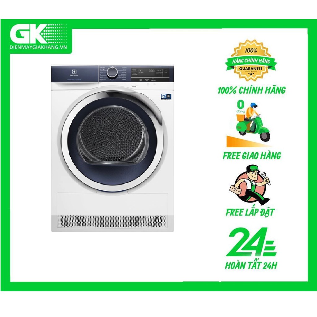 EDH803BEWA - MIỄN PHÍ CÔNG LẮP ĐẶT - Máy Sấy ELECTROLUX 8 Kg EDH803BEWA