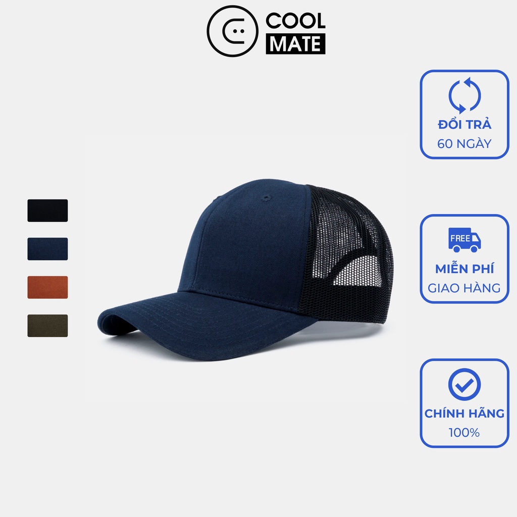 Mũ nón lưỡi trai nam thoáng khí phối lưới Baseball Cap – Thương hiệu Coolmate