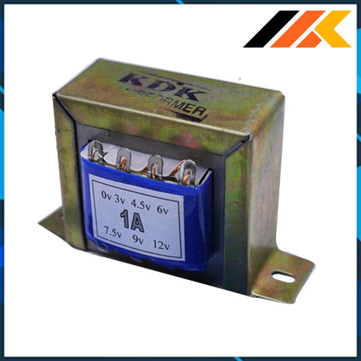 Biến Áp 1A 0V 3V 4,5V 6V 7,5V 9V 12V - Linh Kiện TuHu