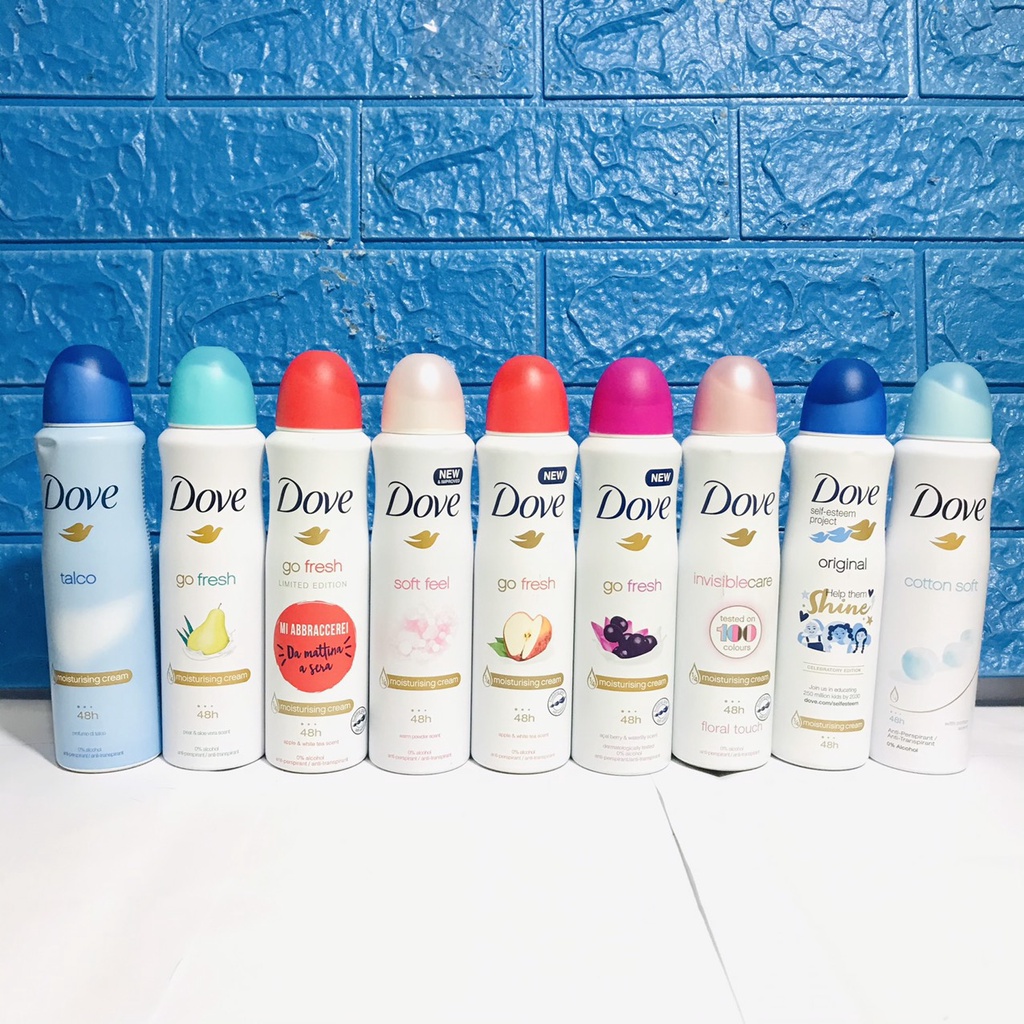 Xịt khử mùi toàn thân Dove 150ml USA