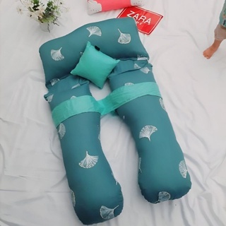 Gối ôm, gối ngủ đa năng chữ U cho bà bầu có thể tháo rời làm từ vải Cotton lụa cao cấp mềm mịn, thoáng mát với giá rẻ