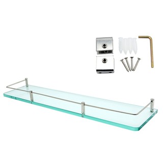 Kệ kính để kem đánh răng bàn chảy đánh răng tặng kèm bát treo inox kk02