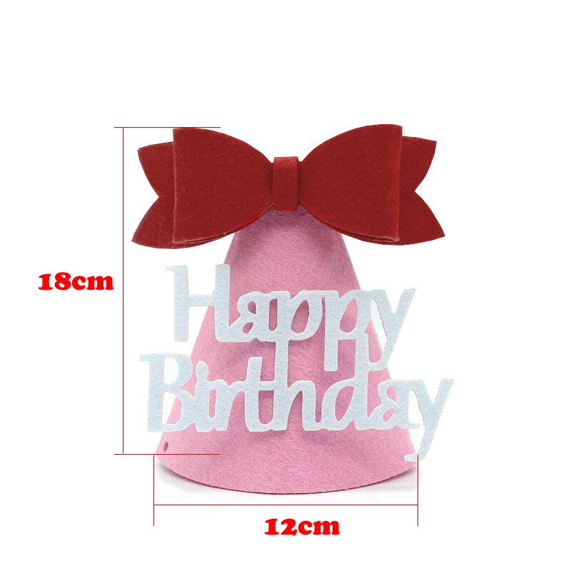 Nón sinh nhật 3D Phong Cách Hàn Quốc Vải Nỉ happy birthday cho bé Phụ kiện sinh nhật