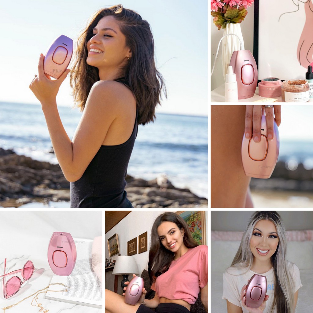 Máy cạo lông bằng laser IPL 300000 Máy tẩy lông cầm tay tại nhà cạo lông vĩnh viễn cho phụ nữ Máy cạo lông không đau