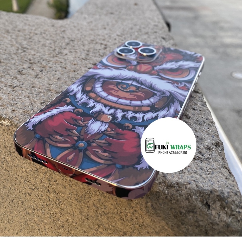 Tấm dán Skin Mặt Sau Kì Lân FULL VIỀN Dành Cho 14prm, 13prm , 12prm , 11prm , x , xsm , ip11 , ip12 , ip13 - FukiShop