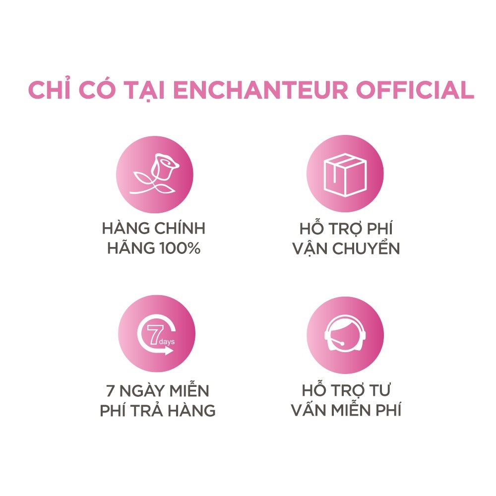 Combo 2 Dầu gội Enchanteur dưỡng tóc siêu mượt Charming 650gr/Chai