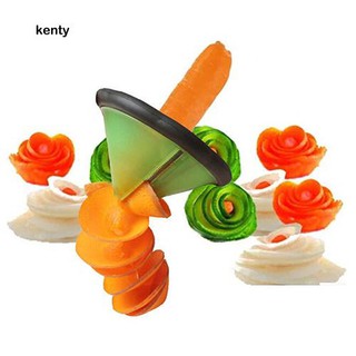 Dụng cụ gọt xoắn ốc cà rốt / dưa leo tạo hình hoa trang trí món ăn