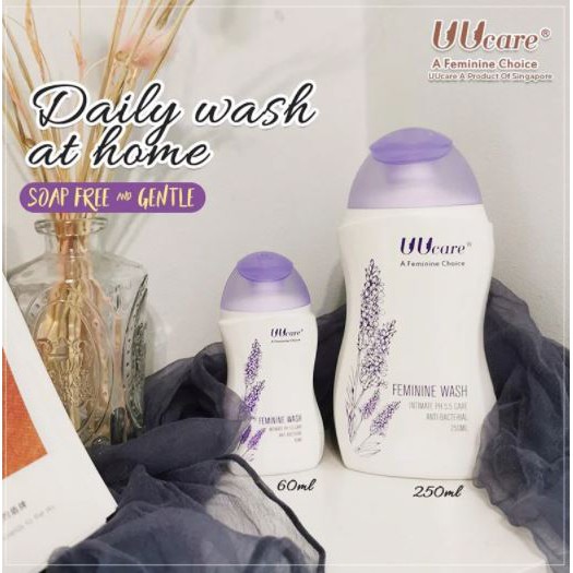 Dung Dịch Vệ Sinh Phụ Nữ Dạng Gel Tinh Chất Hoa Oải Hương UUcare Feminine