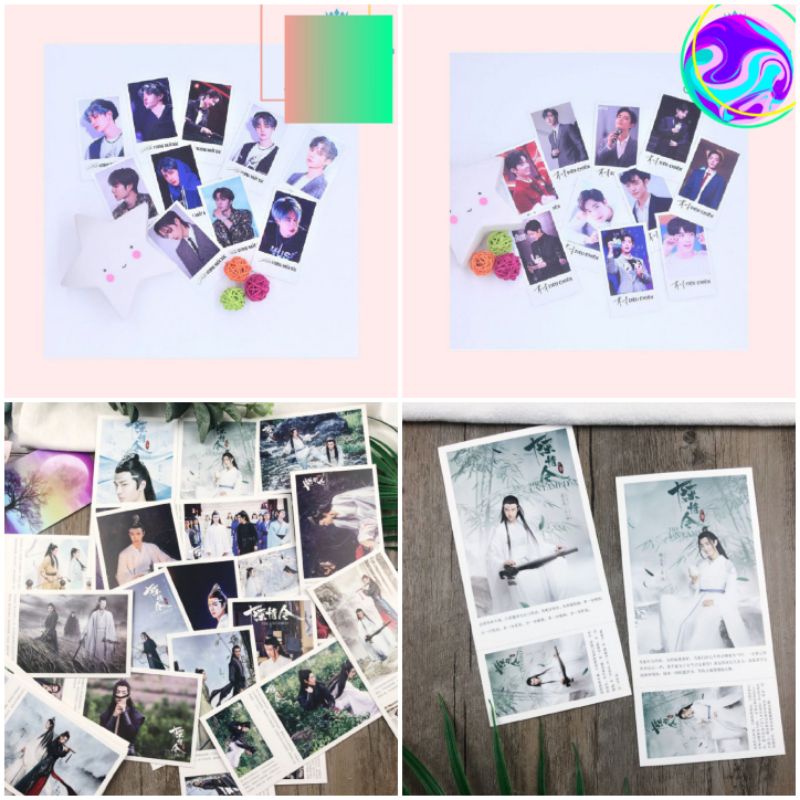 Postcard lomo ảnh Vương Nhất Bác card Tiêu Chiến V23