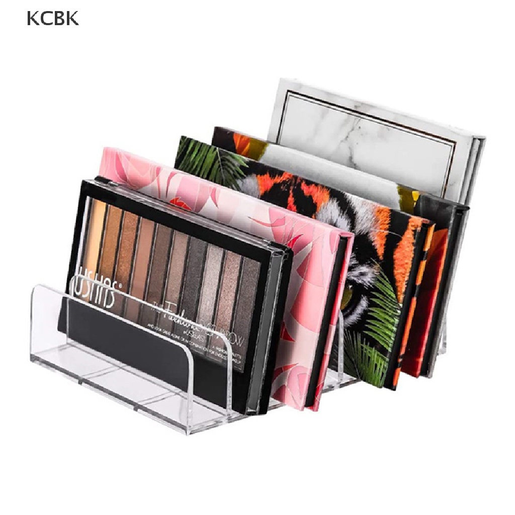 KC 7 Grids Clear Eyeshadow Organizer Drawer Organization Divider Makeup Storage Box BK