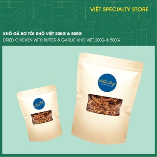 Khô gà bơ tỏi - khô việt 500g