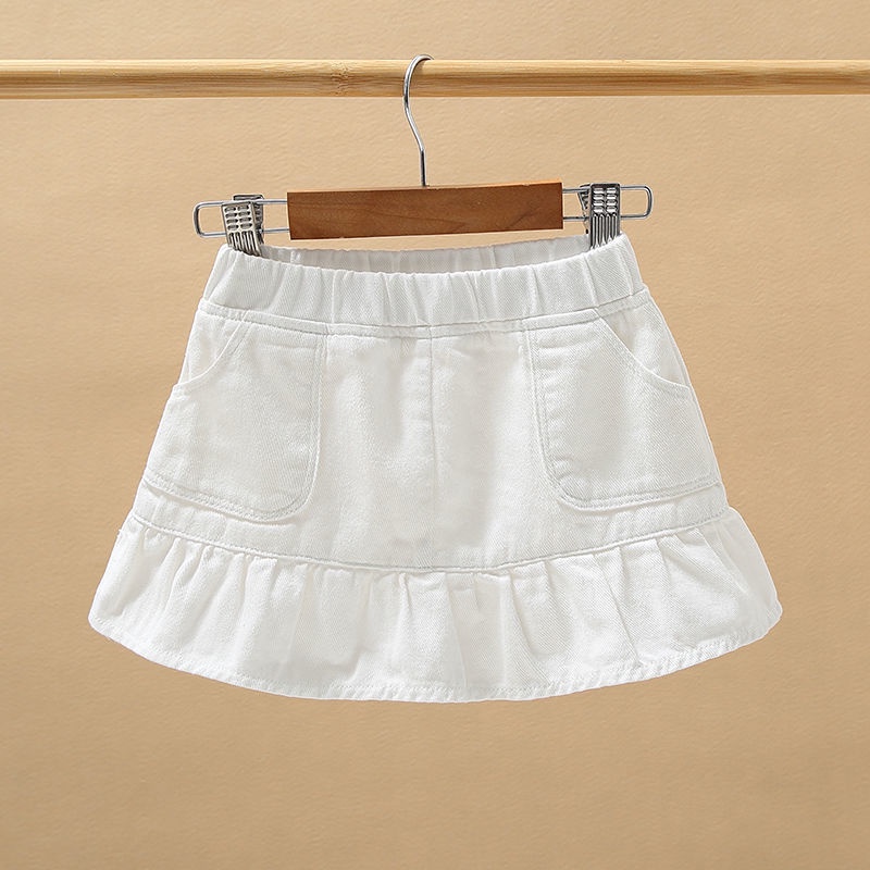 Chân Váy Denim Thời Trang Mùa Hè 2022 Phong Cách Mới Cho Bé Gái