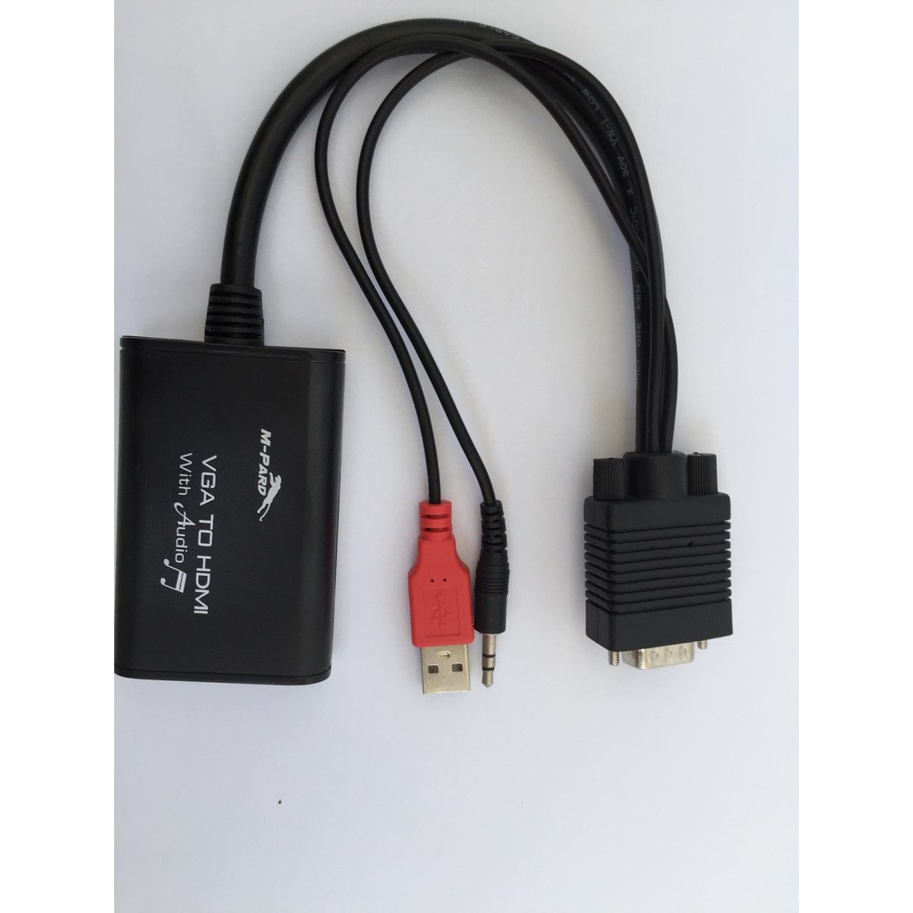 Đầu chuyển đổi VGA sang HDMI-Cáp chuyển đổi VGA sang HDMI có tiếng M-Pard MD-008