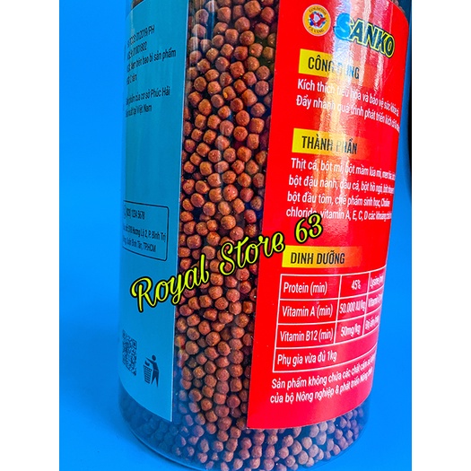 Thức Ăn Lên Màu Cho Cá Hồng Két SANKO Red Parrot Feed