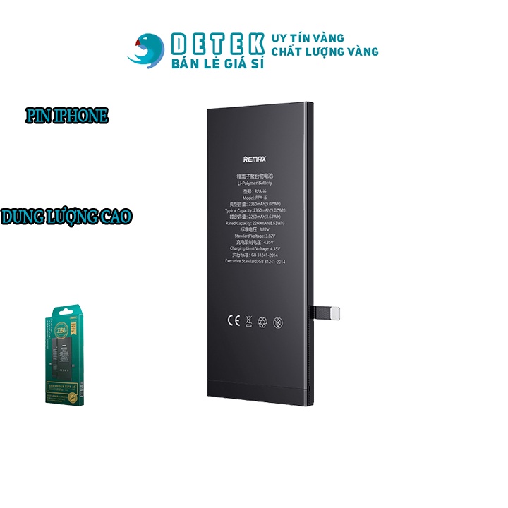 Pin iph dung lượng cao chính hãng cho iPh 6 6s 6Plus 6sPlus 7Plus iPh 8 8Plus iPh X XR XS XSMAX