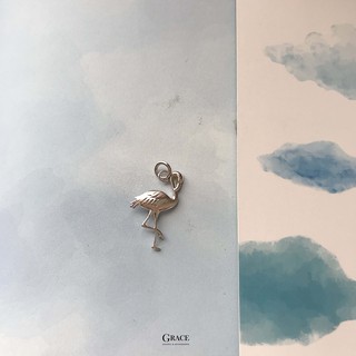 Charm bạc Grace - Flamingo