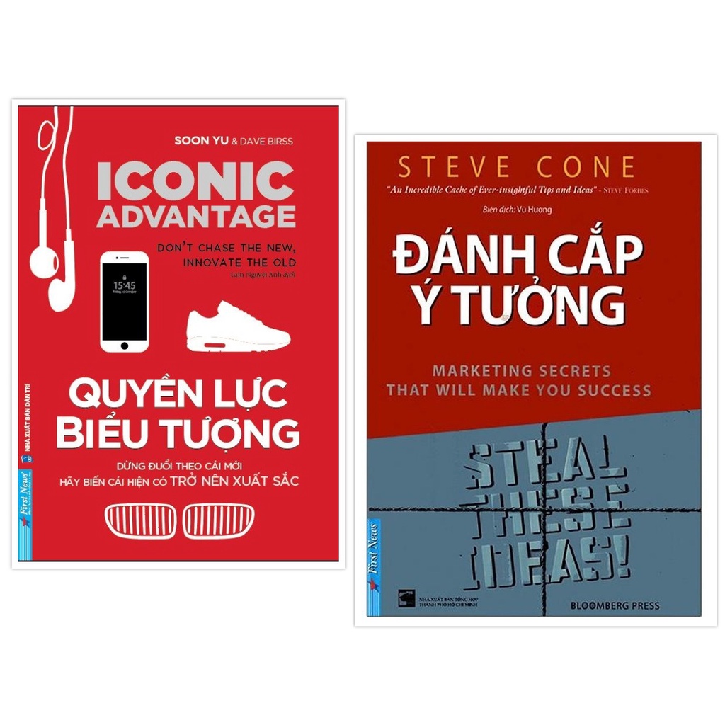 Sách Combo Đánh Cắp Ý Tưởng + Quyền Lực Biểu Tượng First News