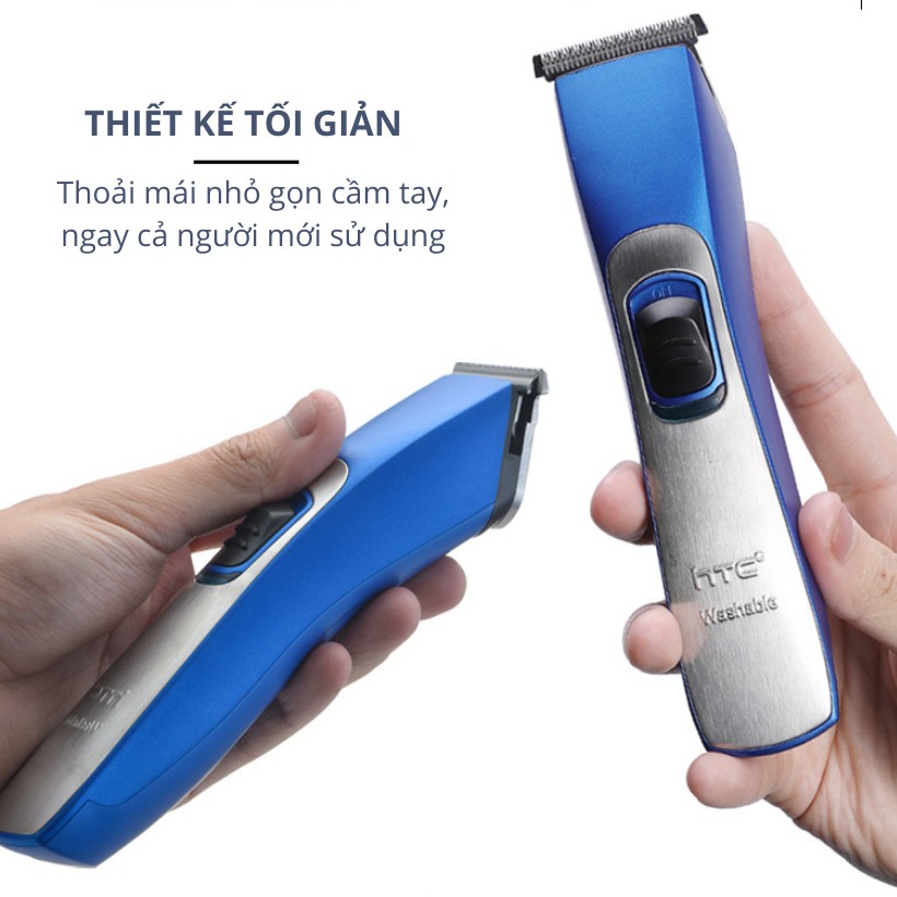 (2022) Tông Đơ Cắt Tóc Gia Đình Cho Người Lớn Trẻ Em Thú Cưng 2in1 HTC AT128 AT129 Il Bảo hành 1 năm I FLYCO