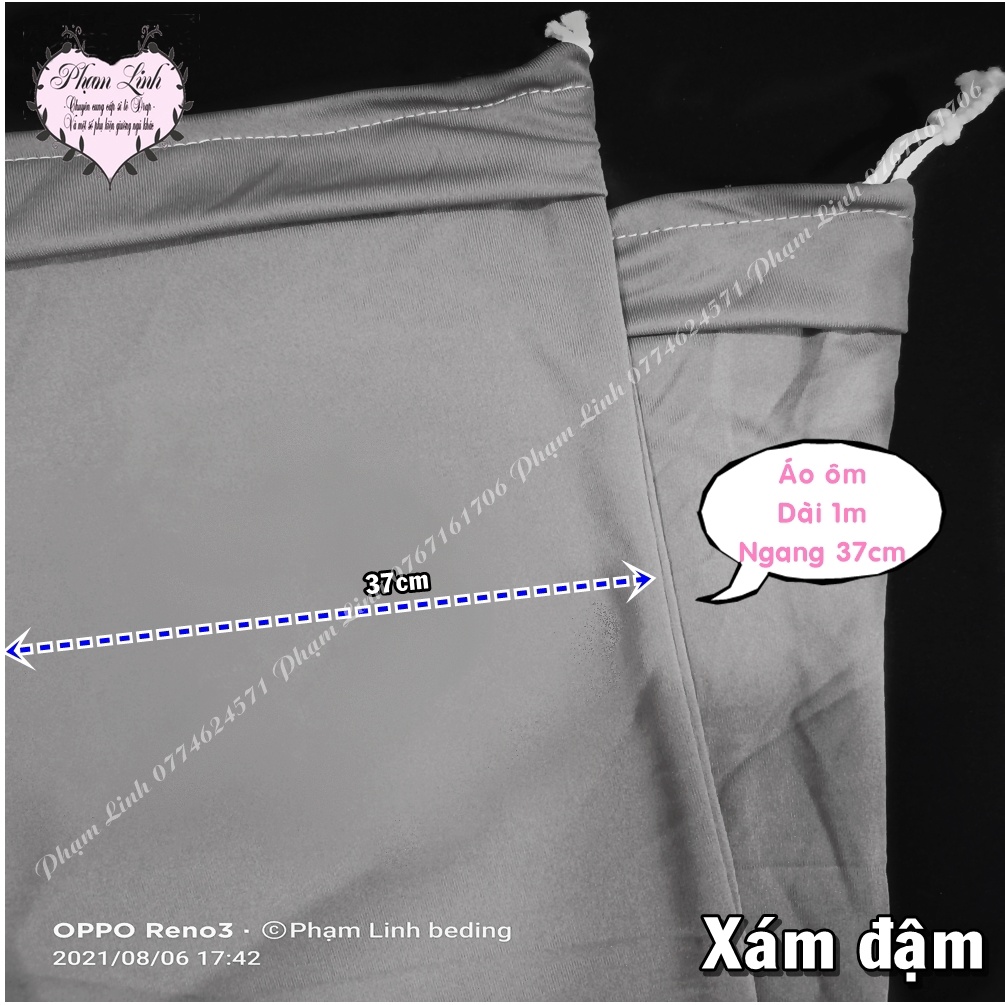 Áo gối-vỏ gối vải thun sợi siu  màu trơn Hàn Quốc áo gối bọc ngoài ruột gối