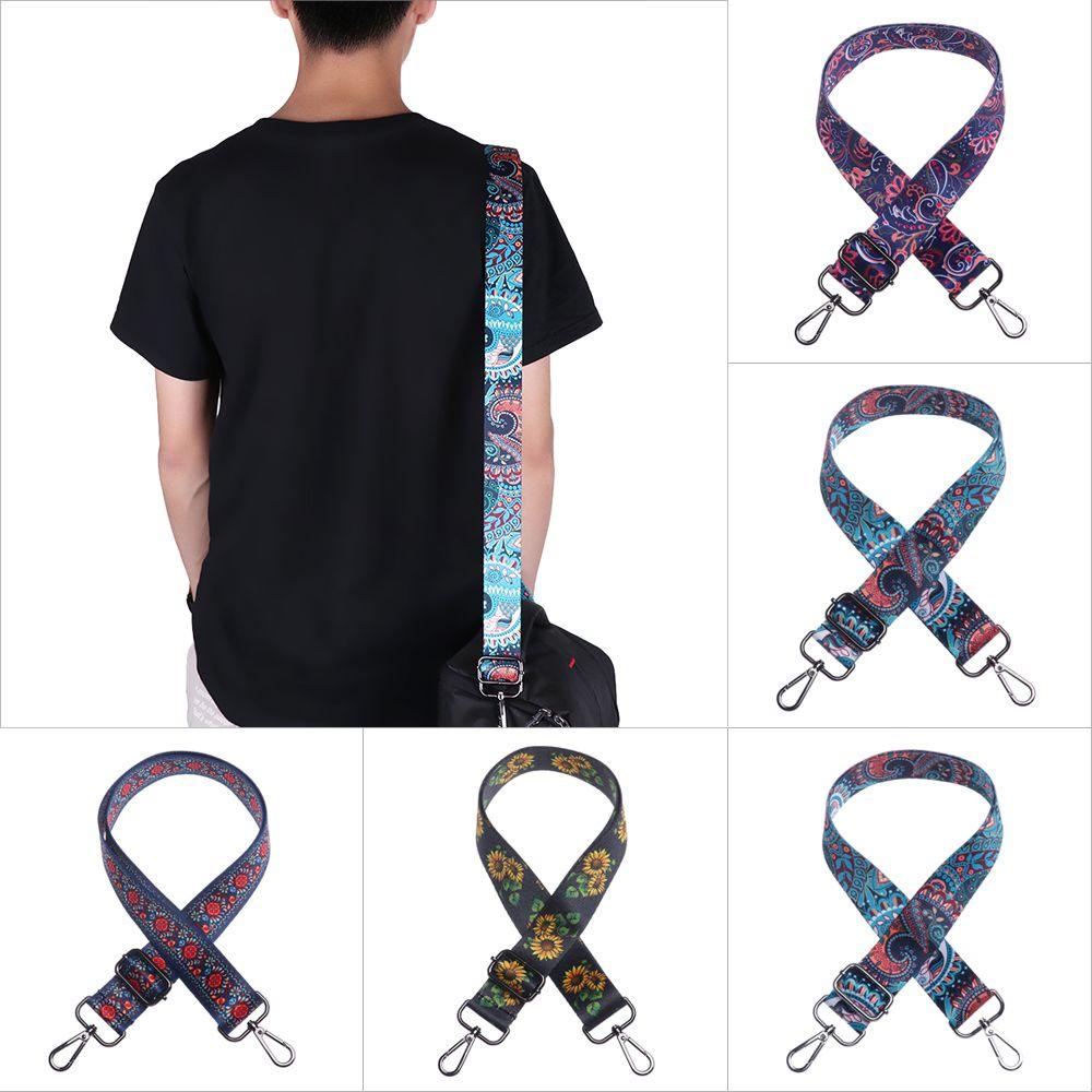 Dây Đeo Túi Xách Bằng Nylon Màu Cầu Vồng Thời Trang