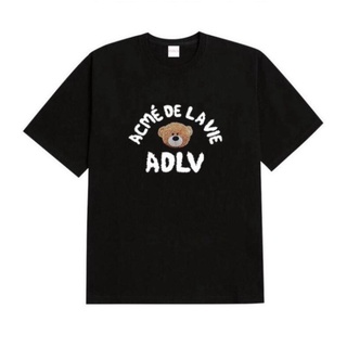 Áo phông gấu A_D_L_V siêu hot hit Áo phông cotton chất đẹp mát, áo unisex, áo phông trắng đen