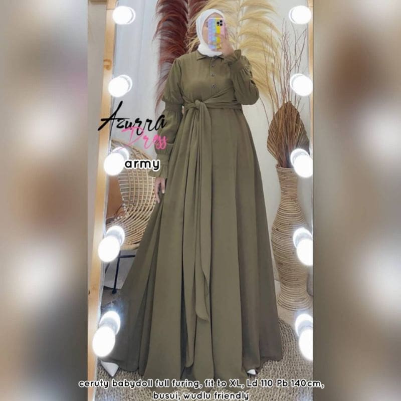 Azurra Đầm Maxi Cho Người Lớn Tuổi Từ 08 - Maxy/ Đầm/Đầm/Đầm/Đầm Phù Hợp Cho Tuổi Teen/Người Lớn Tuổi