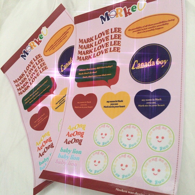 Sticker những câu nói bất hủ của Mark Lee NCT