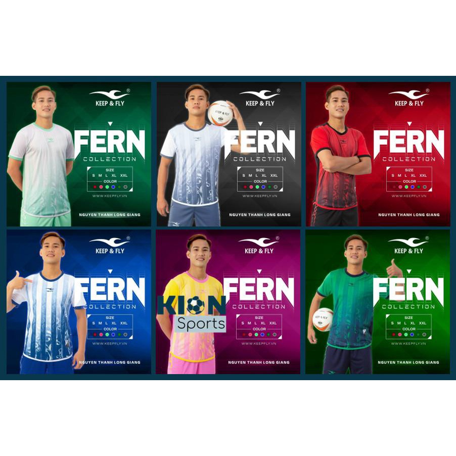 Áo đá bóng,đồ đá banh không logo thun lạnh cao cấp KEEP & FLY FERN chuẩn thi đấu thấm hút mồ hôi cực đẹp – KION SPORTS