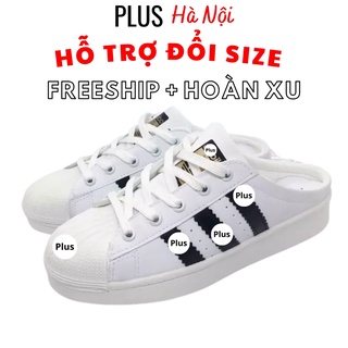 Giày Sục Thể Thao Nữ, Sục Bata Đạp Gót Đế Bánh Mì 3cm Form Rộng - Giay Thể Thao Plus