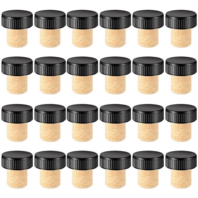 Set 24 Nút Bần Hình Chữ T Chuyên Dụng Đậy Chai Rượu