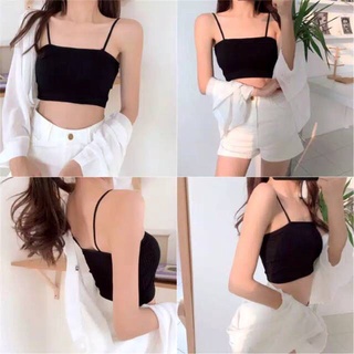 Áo 2 dây croptop sợi bún áo dây sợ bún phong cách trẻ tuổi teen