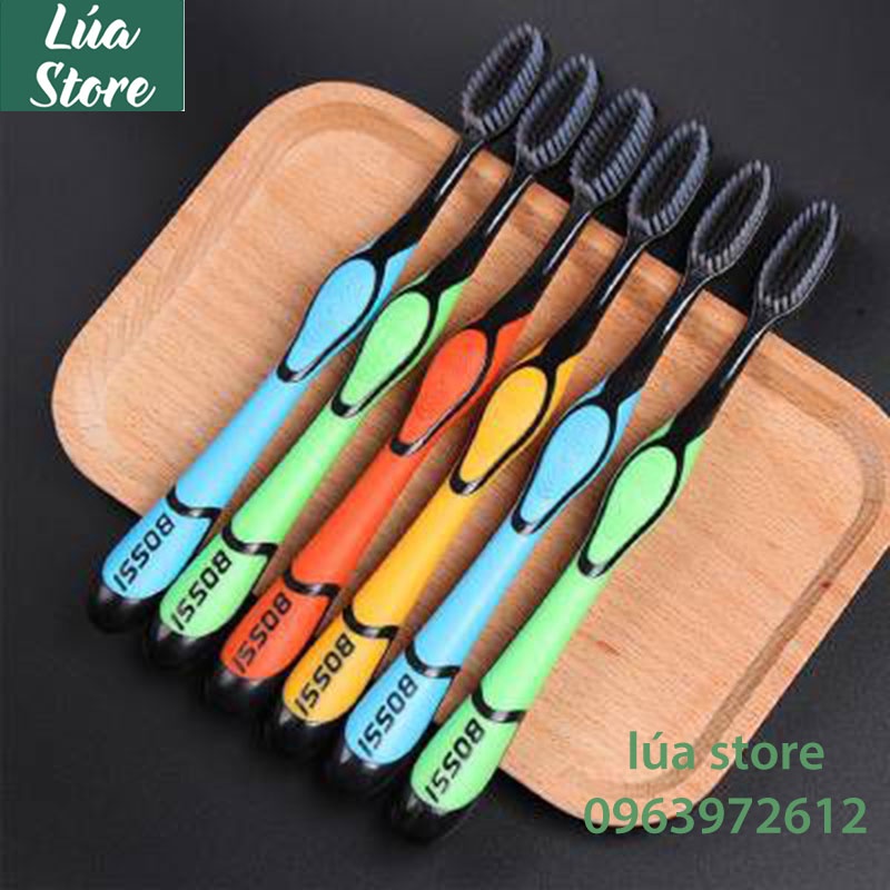 Bàn Chải Đánh Răng Than Hoạt Tính Hiệu Boss