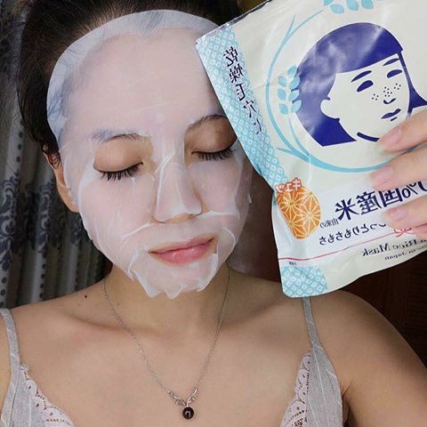 Mặt Nạ Cám Gạo Dạng Đắp Keana Rice Mask Dưỡng Ẩm và Làm Sáng Da (10 Miếng)