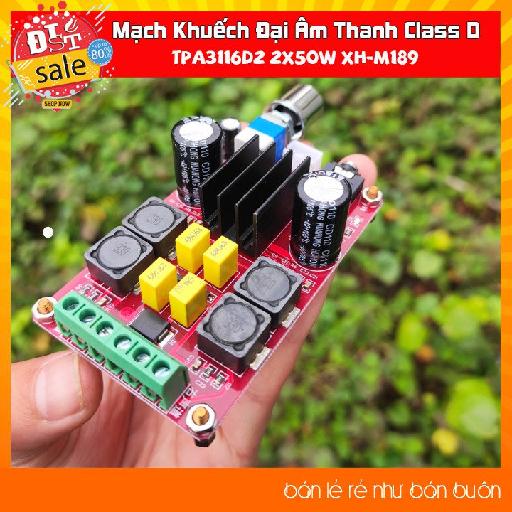 Mạch Khuếch Đại Âm Thanh Class D TPA3116D2 2x50W XH-M189