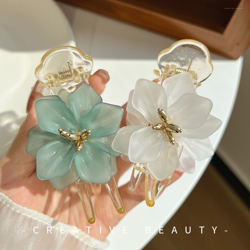 Kẹp Tóc Hình Hoa Phong Cách Hàn Quốc Dễ Thương Cho Nữ