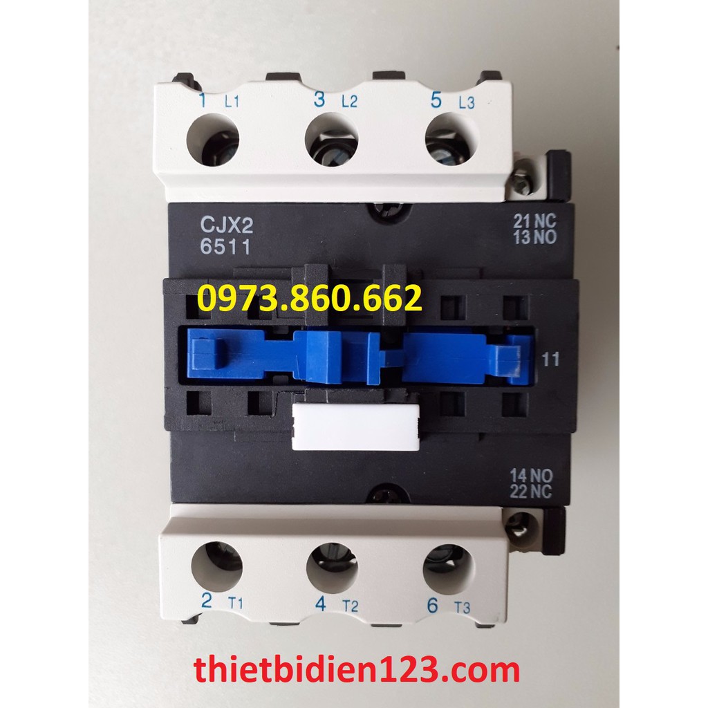Khởi động từ - contactor CJX 6511, khởi 65A 220V -TBĐ