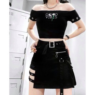 Chân váy unisex -Chain box skirt